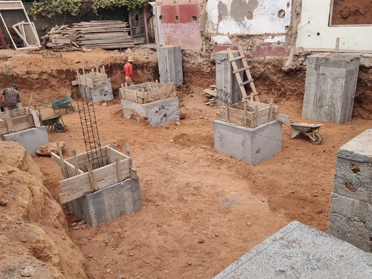 Villa MW livrée par Wolcons à Casablanca — chantier en cours, photo 4 sur 11